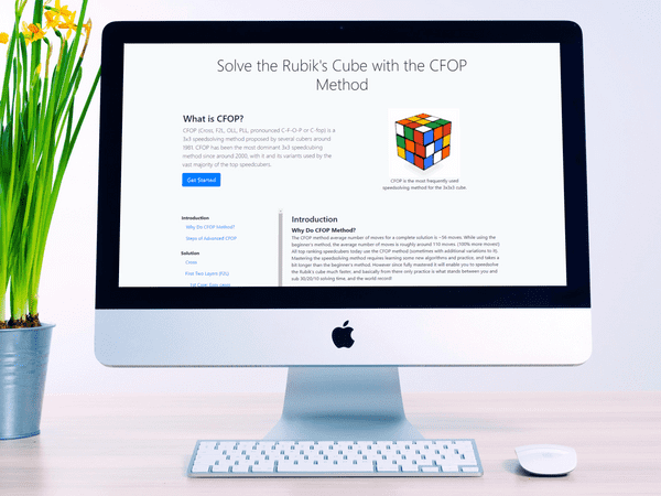 Screenshot of Rubik's Cube Solution Project